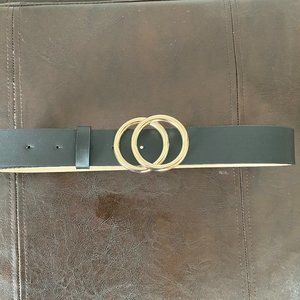 Black and Gold Women's Belt